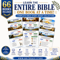 Bible Study Inserts | Complete 66-Book Bible Study Set | Loaded Bible Tip Ins ( Instant Download )