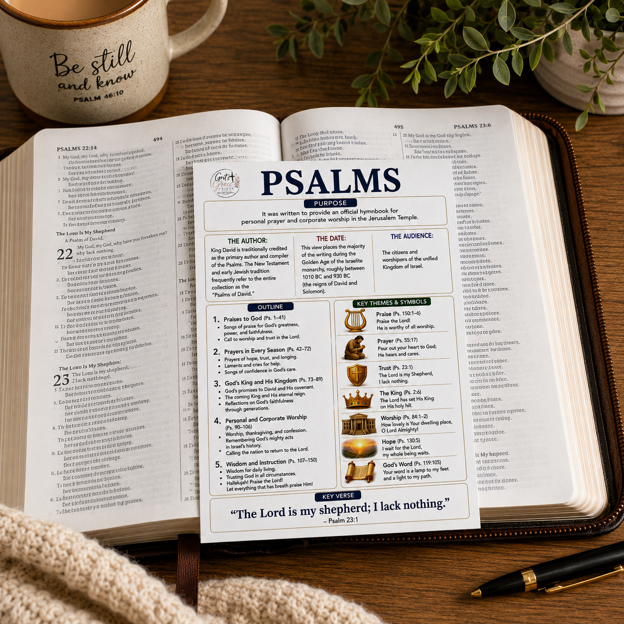 Bible Study Inserts | Complete 66-Book Bible Study Set