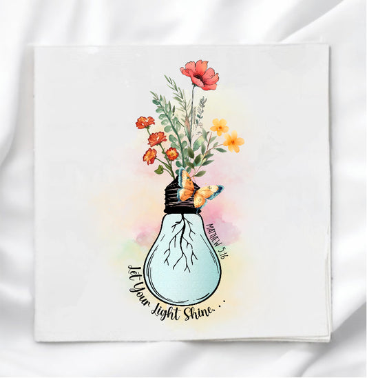 Let Your Light Shine Fabric Panel