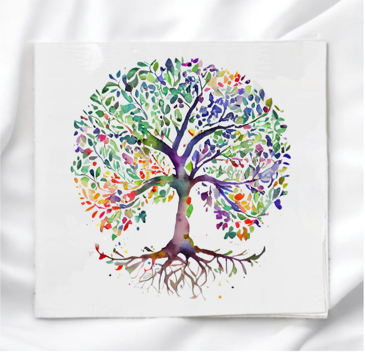 Tree Of Life Fabric Panel Quilt Block