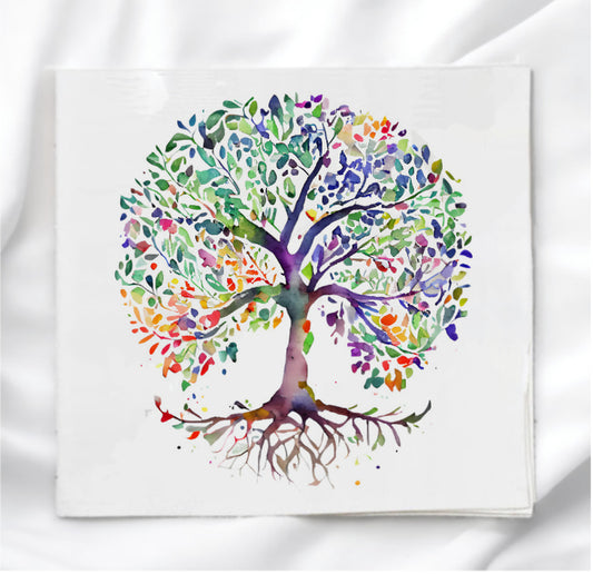 Tree Of Life Fabric Panel Quilt Block
