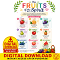 Fruits of the Spirit Bible Insert (Instant Download)
